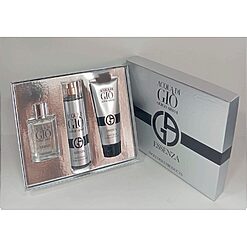 Estuche Acqua Di Gio Essenza Perfume + Splash + Crema