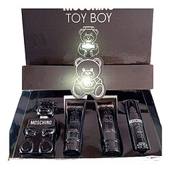 Estuche Moschino Toy Boy EDT Perfume + Gel Afeitar + After Shave + Desodorante