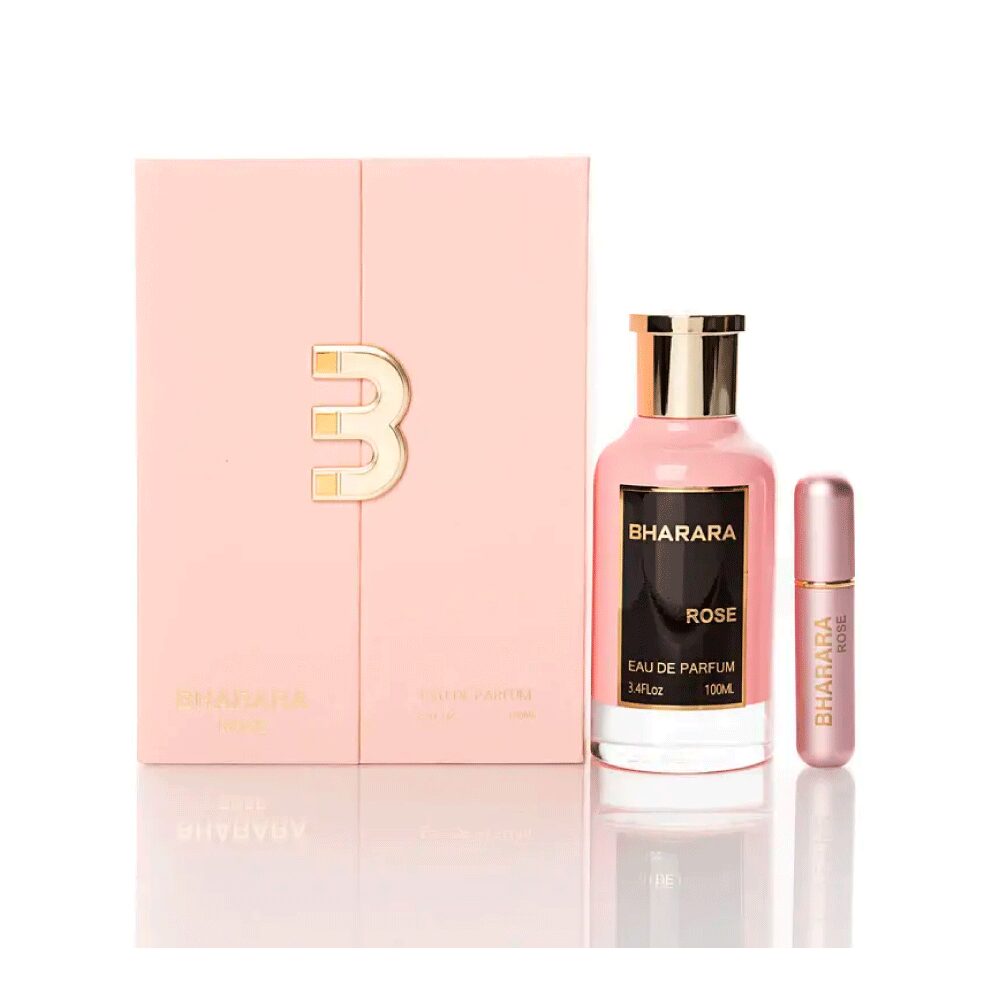 PERFUME-BHARARA-ROSE-ESTUCHE-LUJO-PERFUMERO-EQUIVALENCIA-DISTRIPERFUME