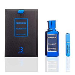 Perfume Bharara Double Bleu Estuche Lujo + Perfumero